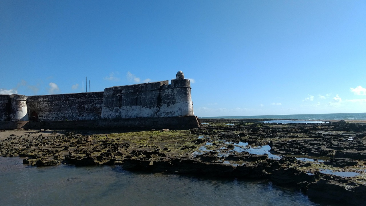 fort, brazil, natal, brasil, sea, nature, coast, northeast