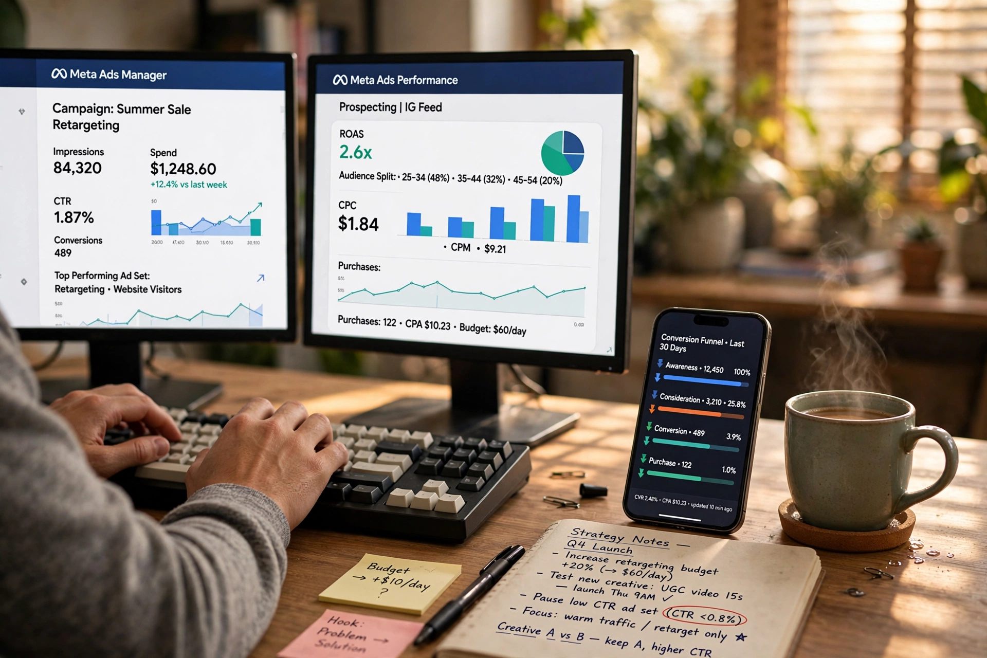 digital marketing ai meta ads funil sales