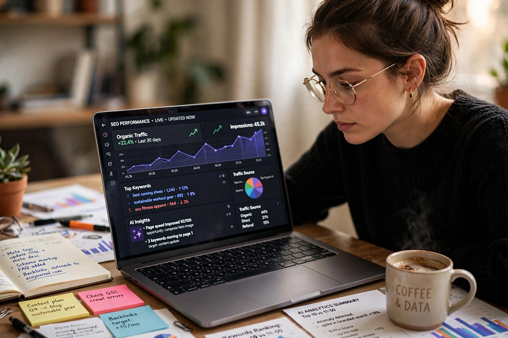 digital marketing ai m tricas seo