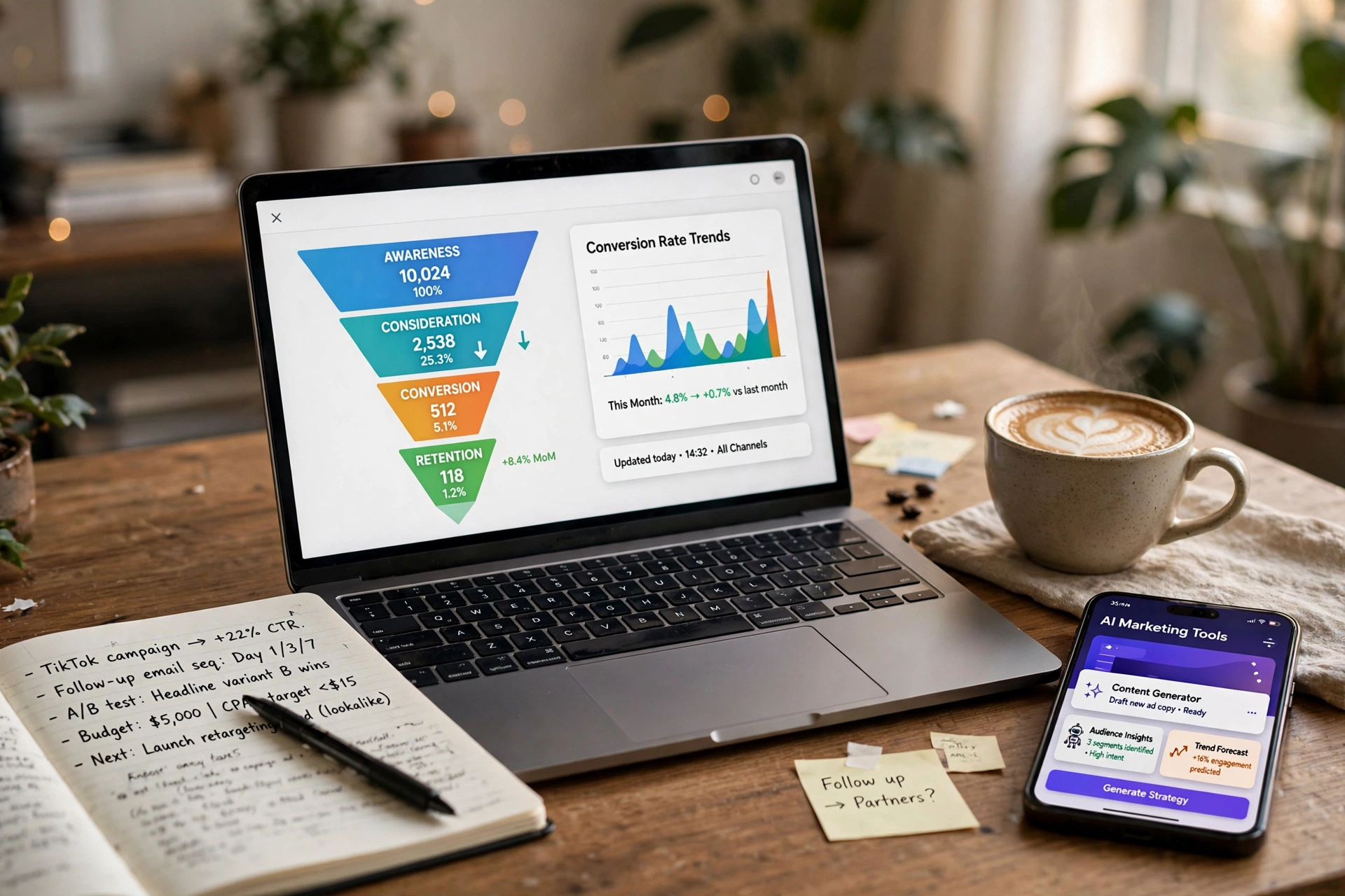 digital marketing ai otimizando funil sales online mais