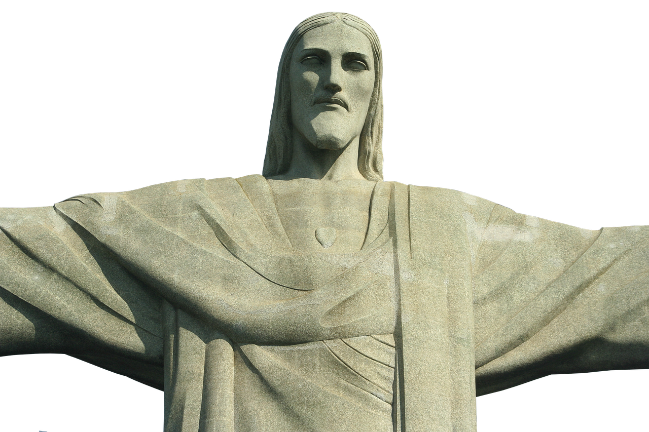 christ the redeemer, rio, rio de janeiro, brazil, sugar loaf, christ, redeemer, isolated