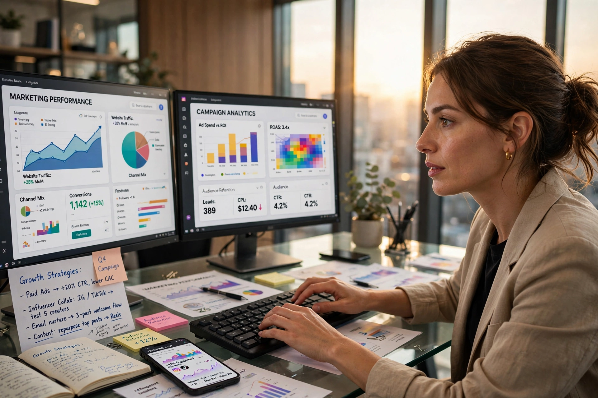 digital marketing ai maximizando roi tr fego org