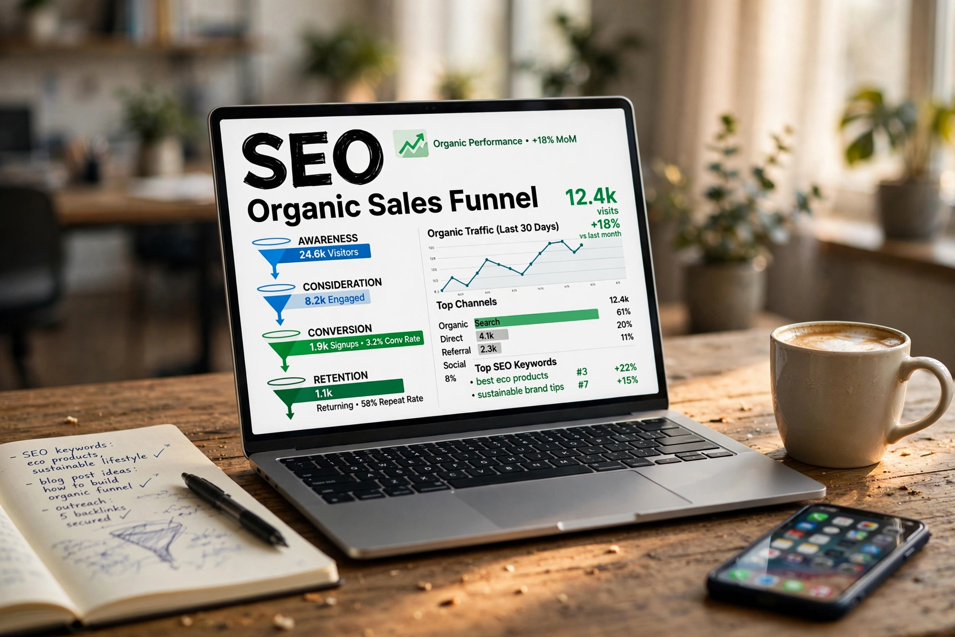 digital marketing ai seo topo funil sales org