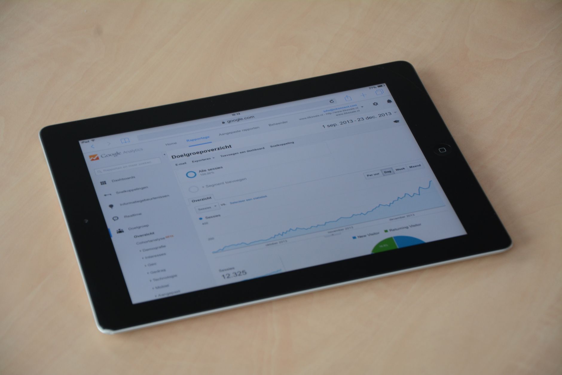 Painel do Google Ads com campanha de performance máxima ativa