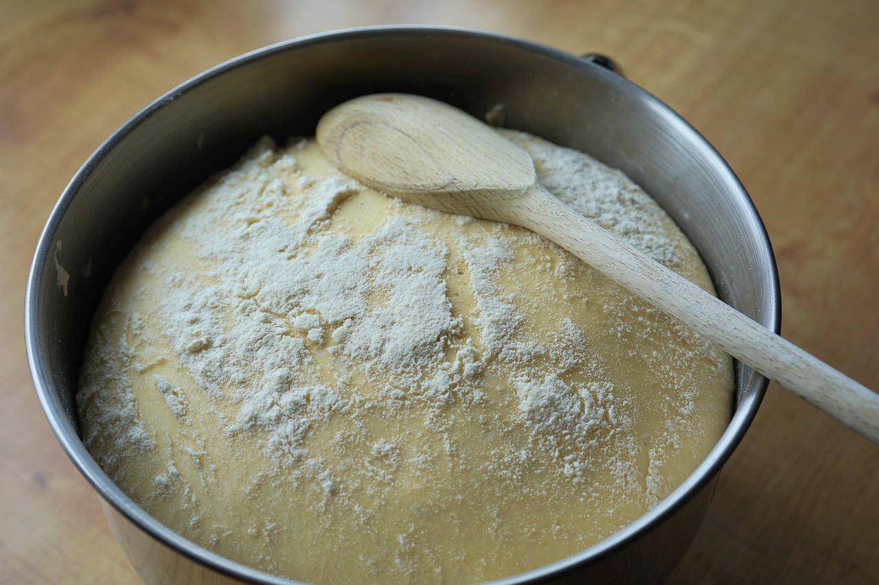 dough, bread dough, bread making, bread, bake, knead, yeast, baked goods, hefekranz, food, bakery, wooden spoon, baker, flour, eat, bread dough, yeast, yeast, yeast, yeast, yeast
