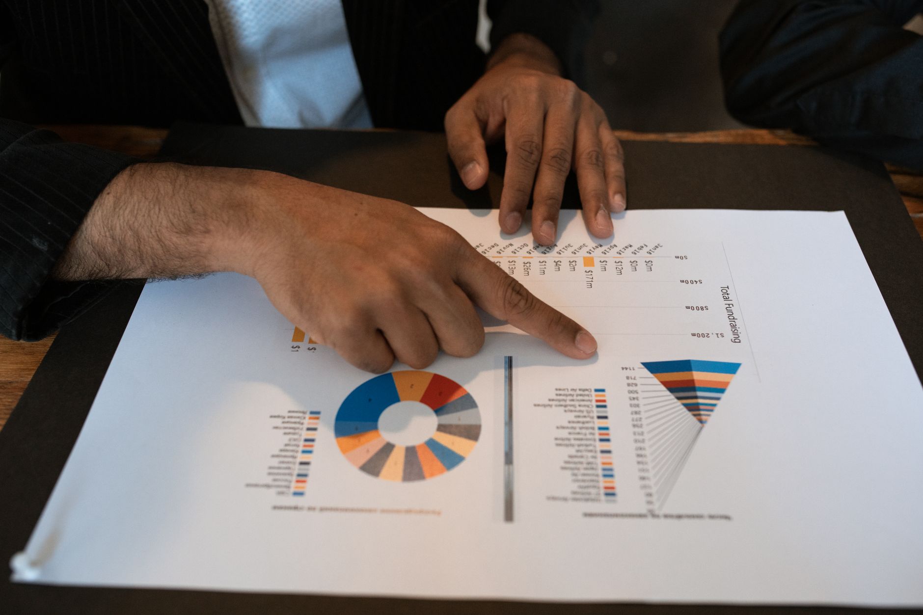 Mentor analisando dados de anúncios com cliente