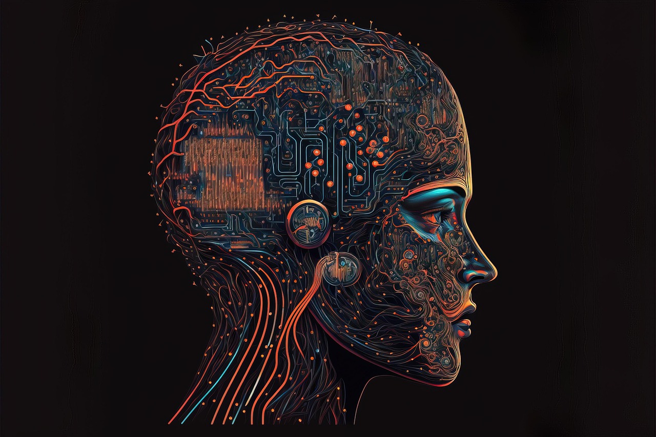 Dashboard de marketing com inteligência artificial mostrando métricas em tempo real