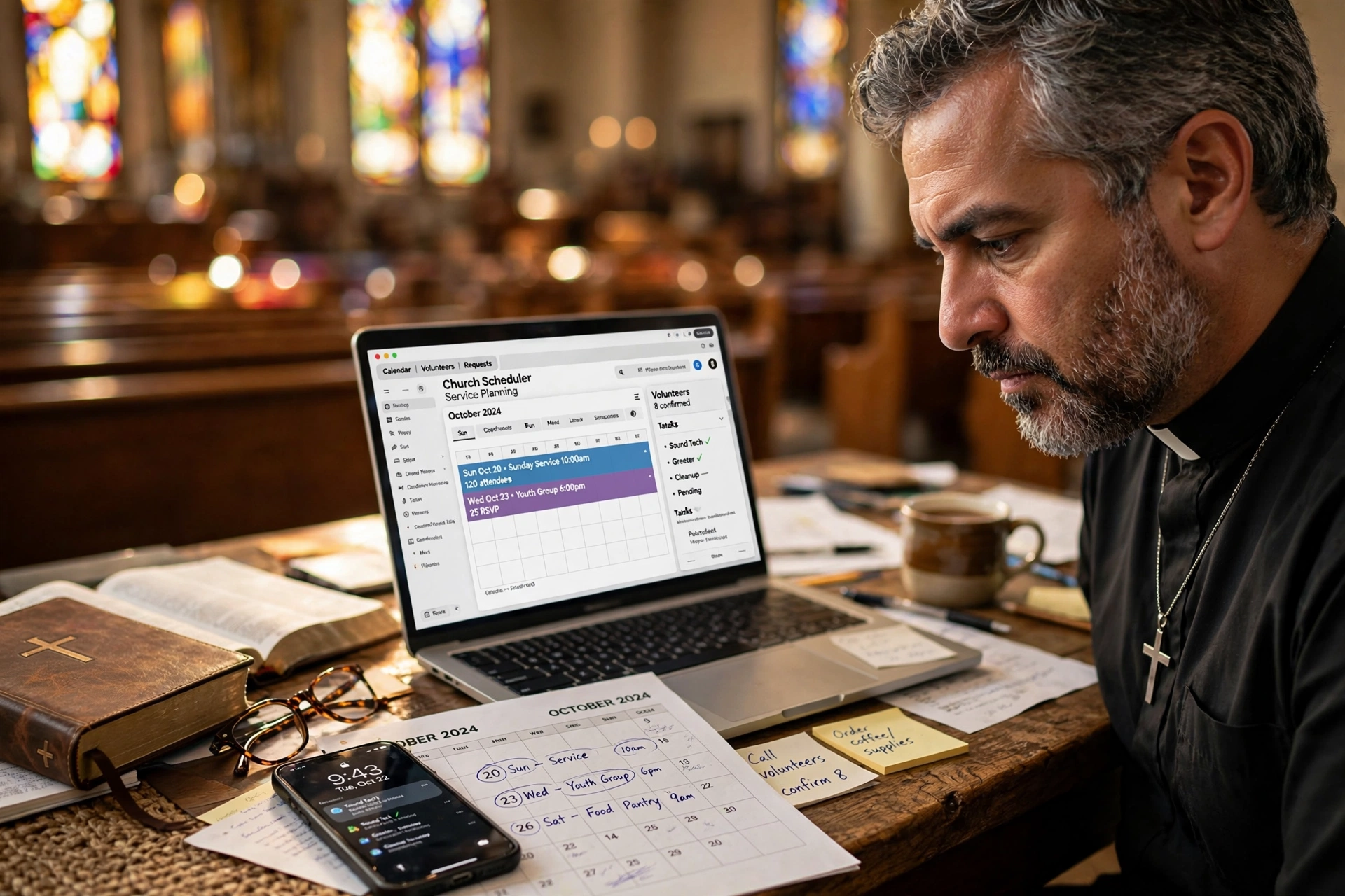 church pastor ministry scheduling software comparison