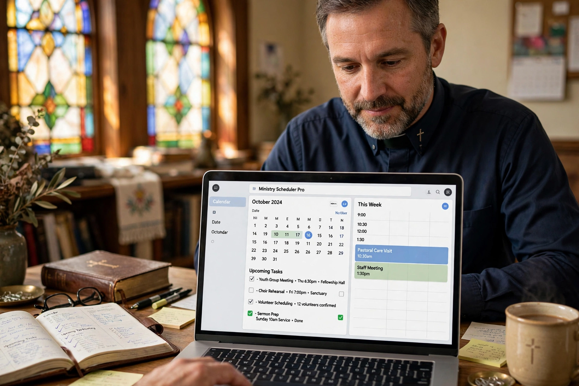 church pastor ministry scheduling software cost
