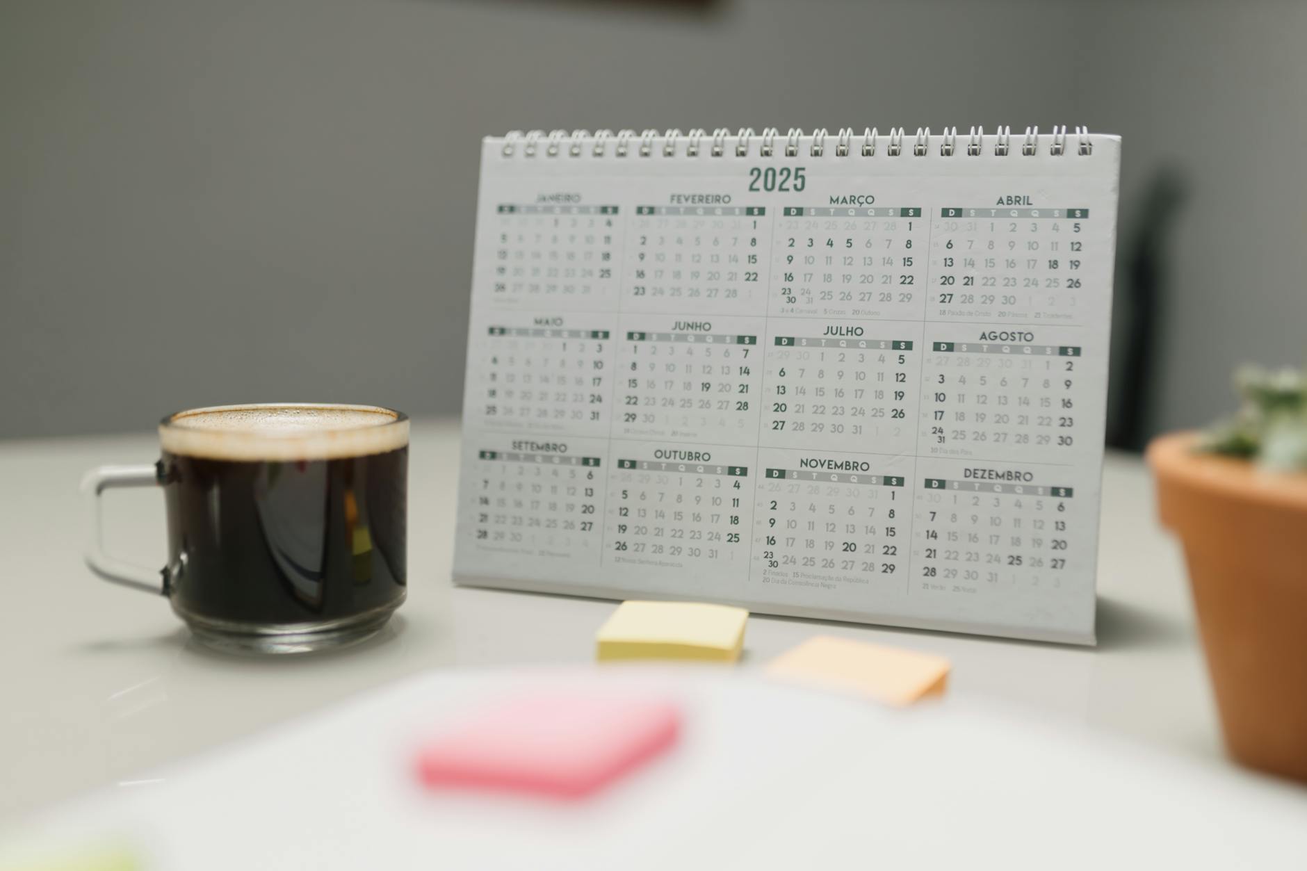 Pastors reviewing a packed calendar in an Oklahoma City church office