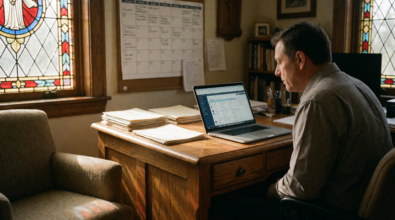 church pastor ministry when use management software