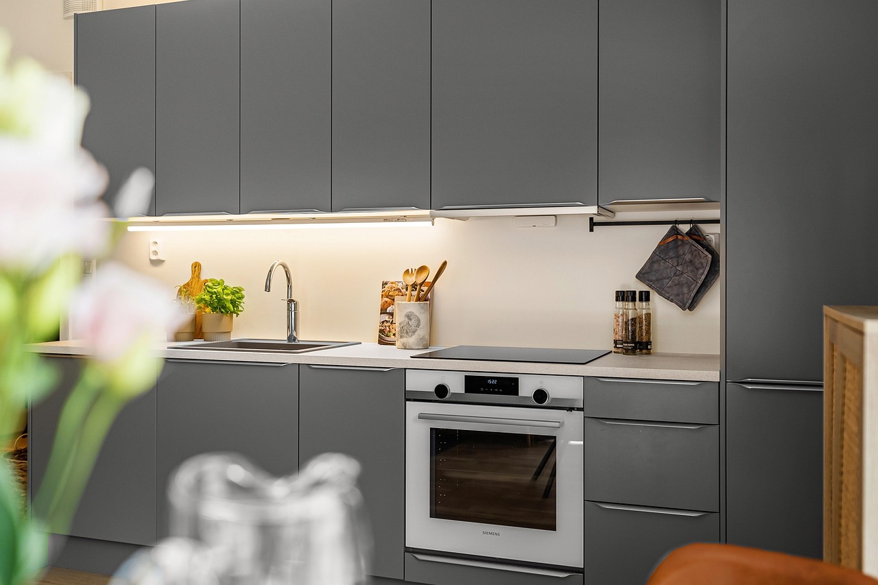 ai generated, kitchen, interior, modern, luxury, real estate, decor, cabinets, art, design