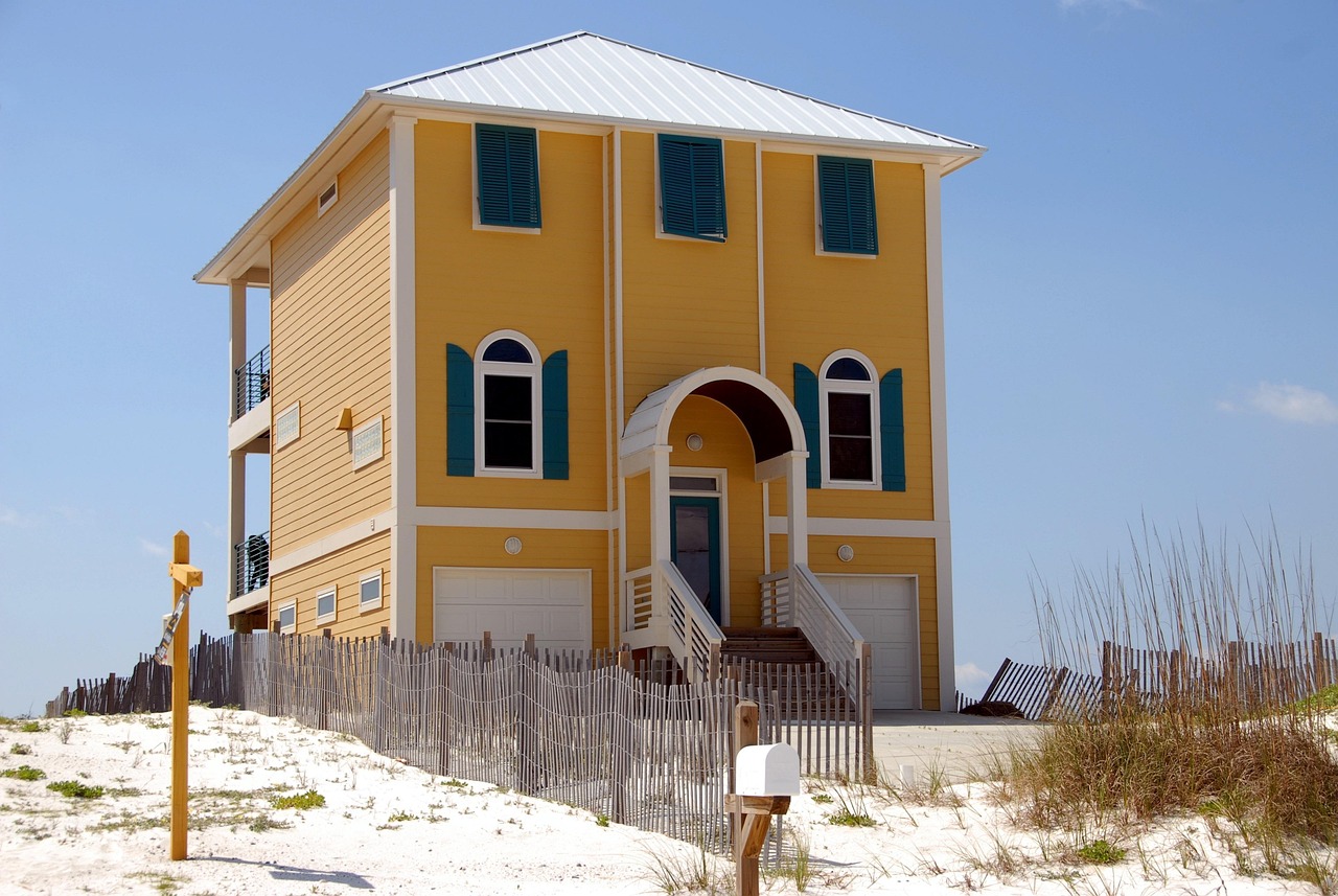 florida, beach home, house, real estate, coastline, architecture, estate, florida home, tropical, luxury, exterior, sunny, nature, residence, coast, property, sky, building, expensive, coastal, shore, water, rental, front, florida beach, upscale, for sale