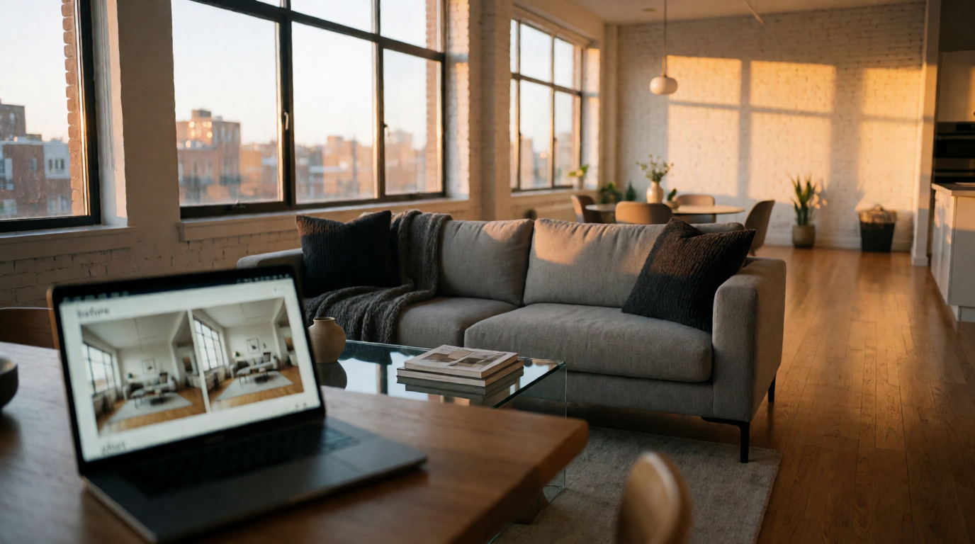 real estate architecture property interior exterior digital staging