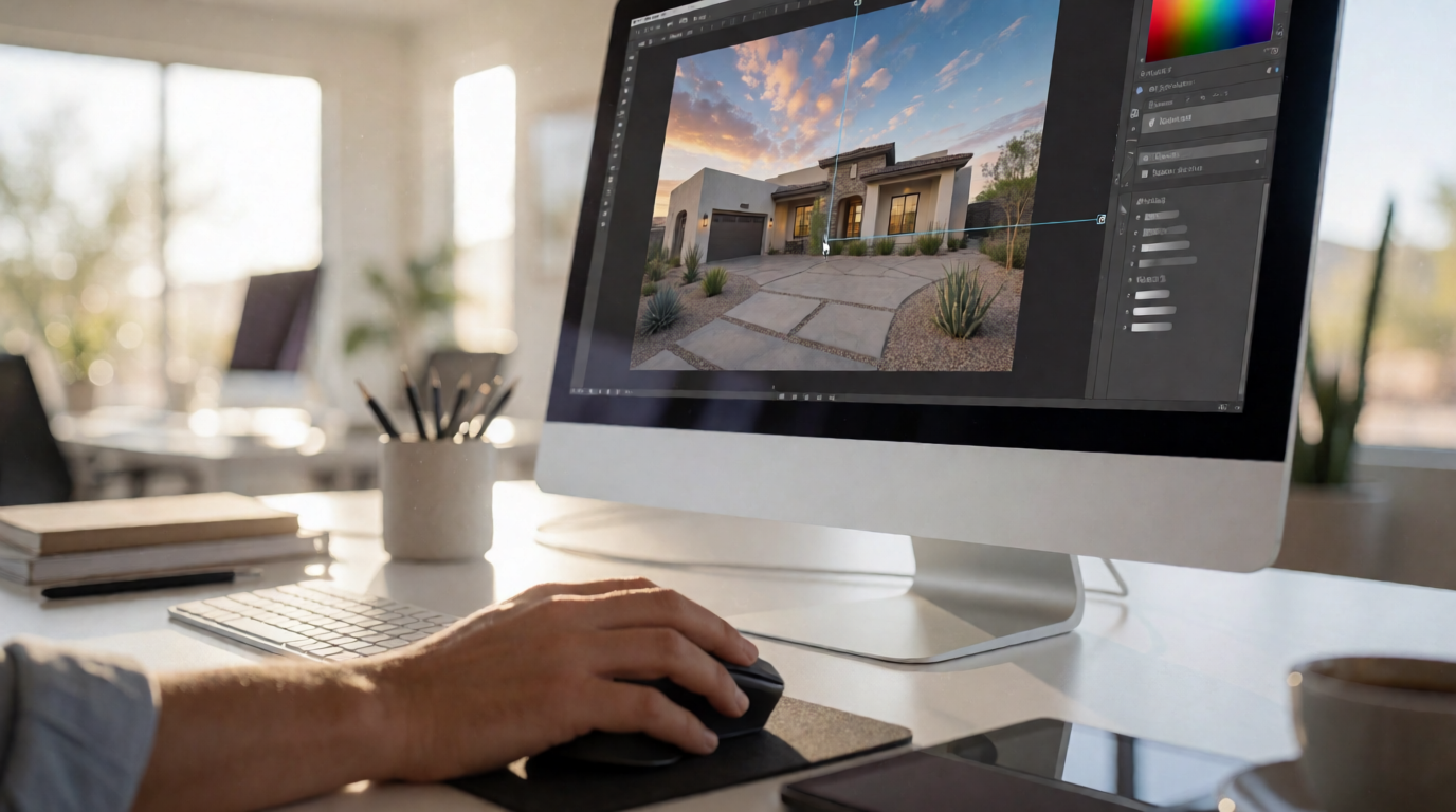 real estate architecture property interior exterior photo editing