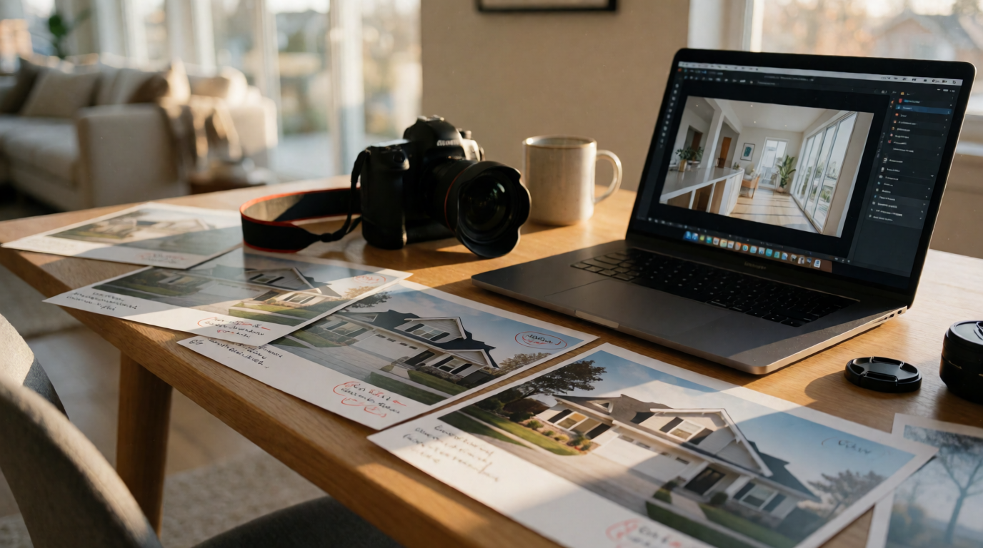 real estate architecture property interior exterior image processing