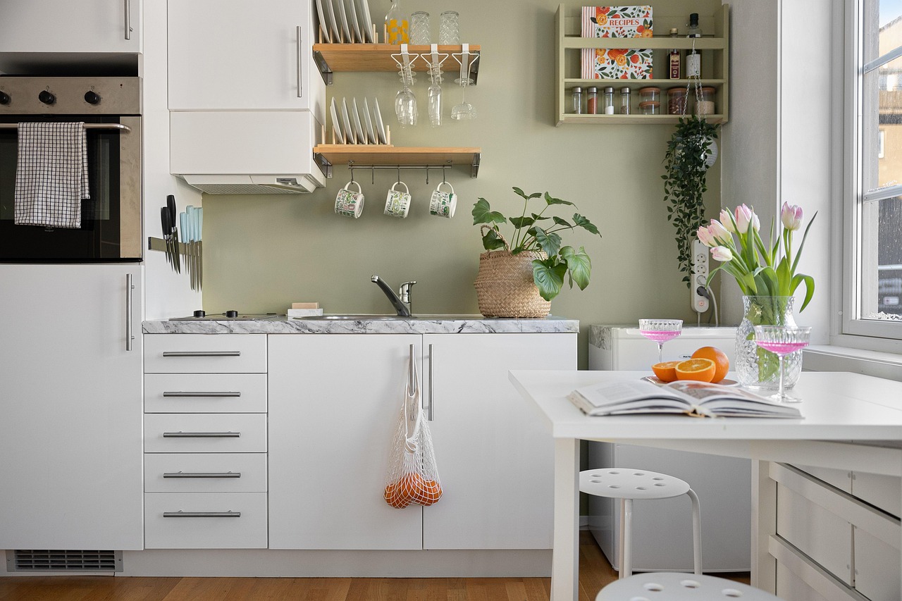 kitchen, interior design, apartment, real estate, home, house, modern