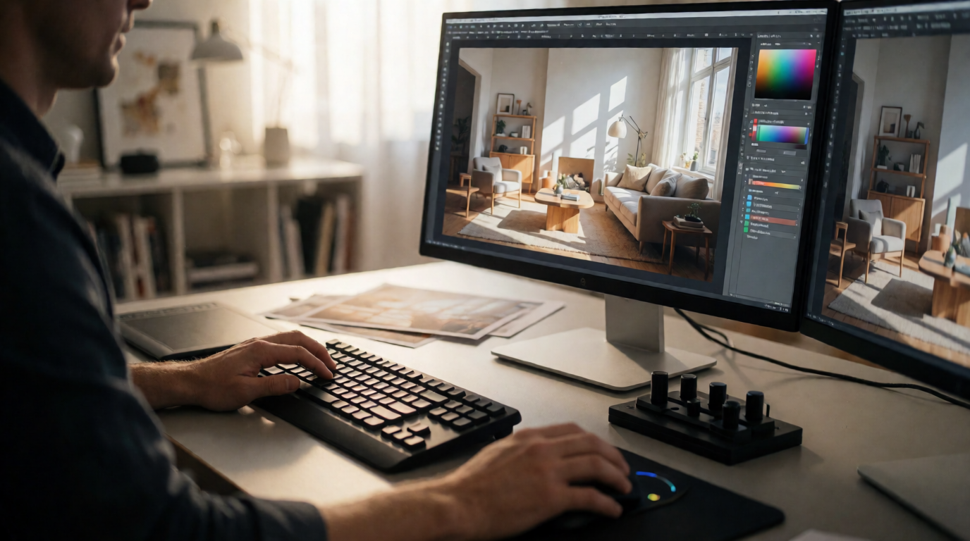 real estate architecture property interior exterior photo retouching