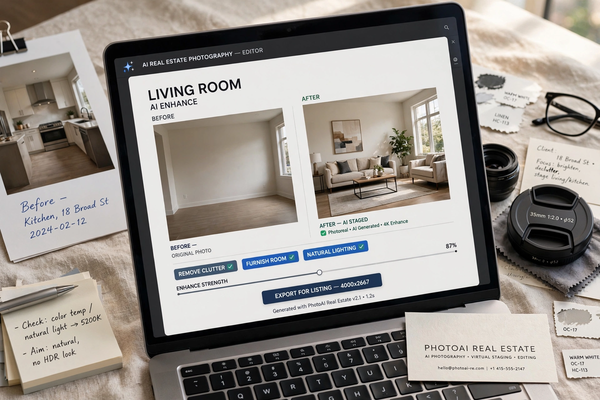 real estate architecture property interior exterior ai photography