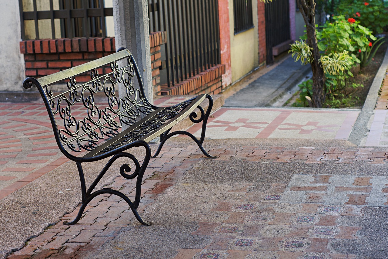 chair, steel, loneliness, home, real estate, chairs, sidewalk, furniture