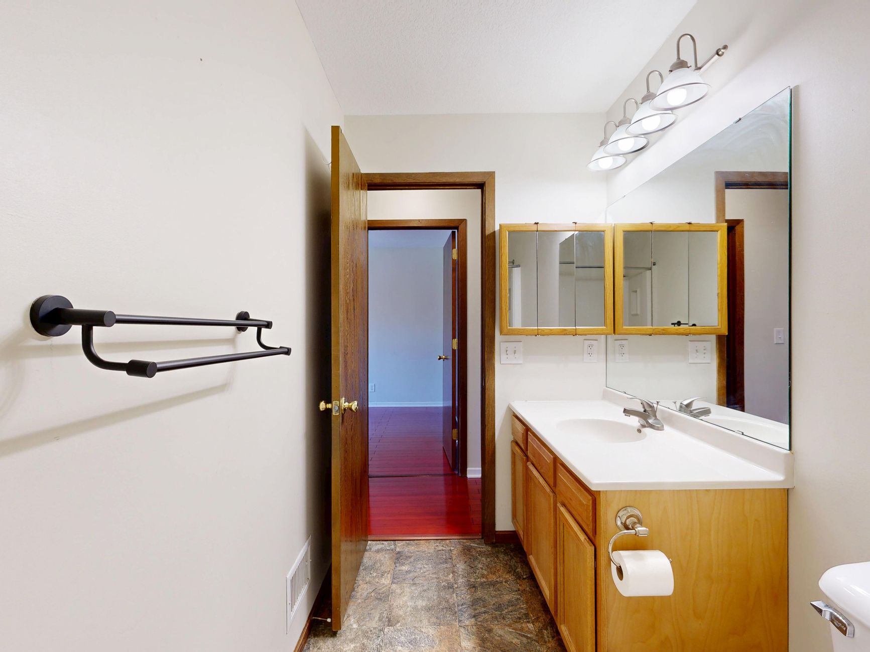 Professional before-and-after comparison of enhanced property images
