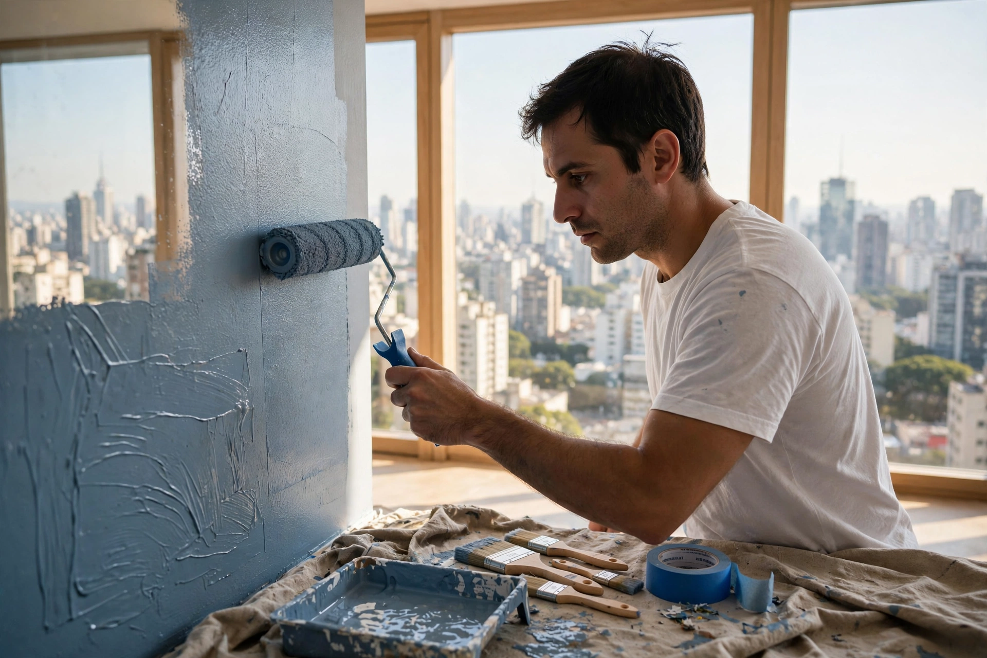 reforma constru o civil residencial profissional painting residential
