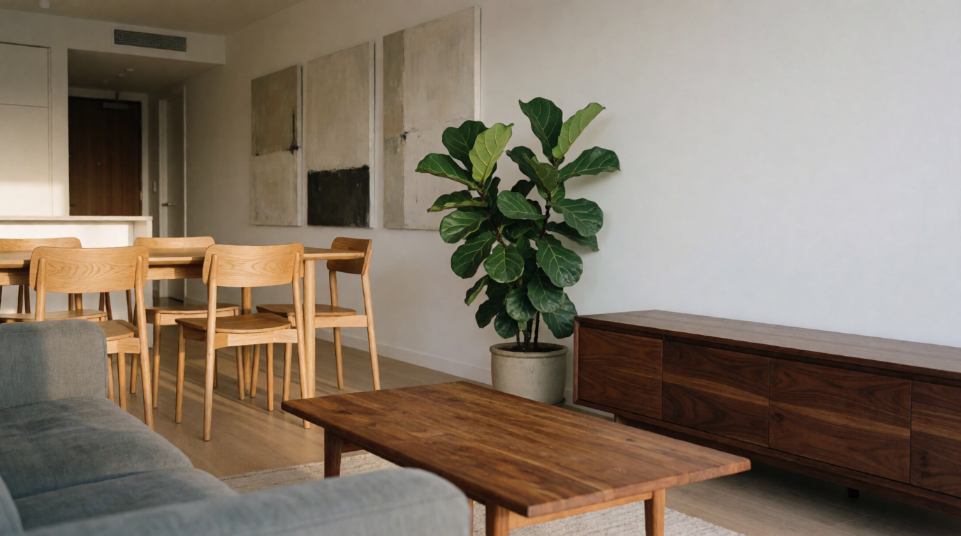 Marcenaria planejada em apartamento moderno em Brasília