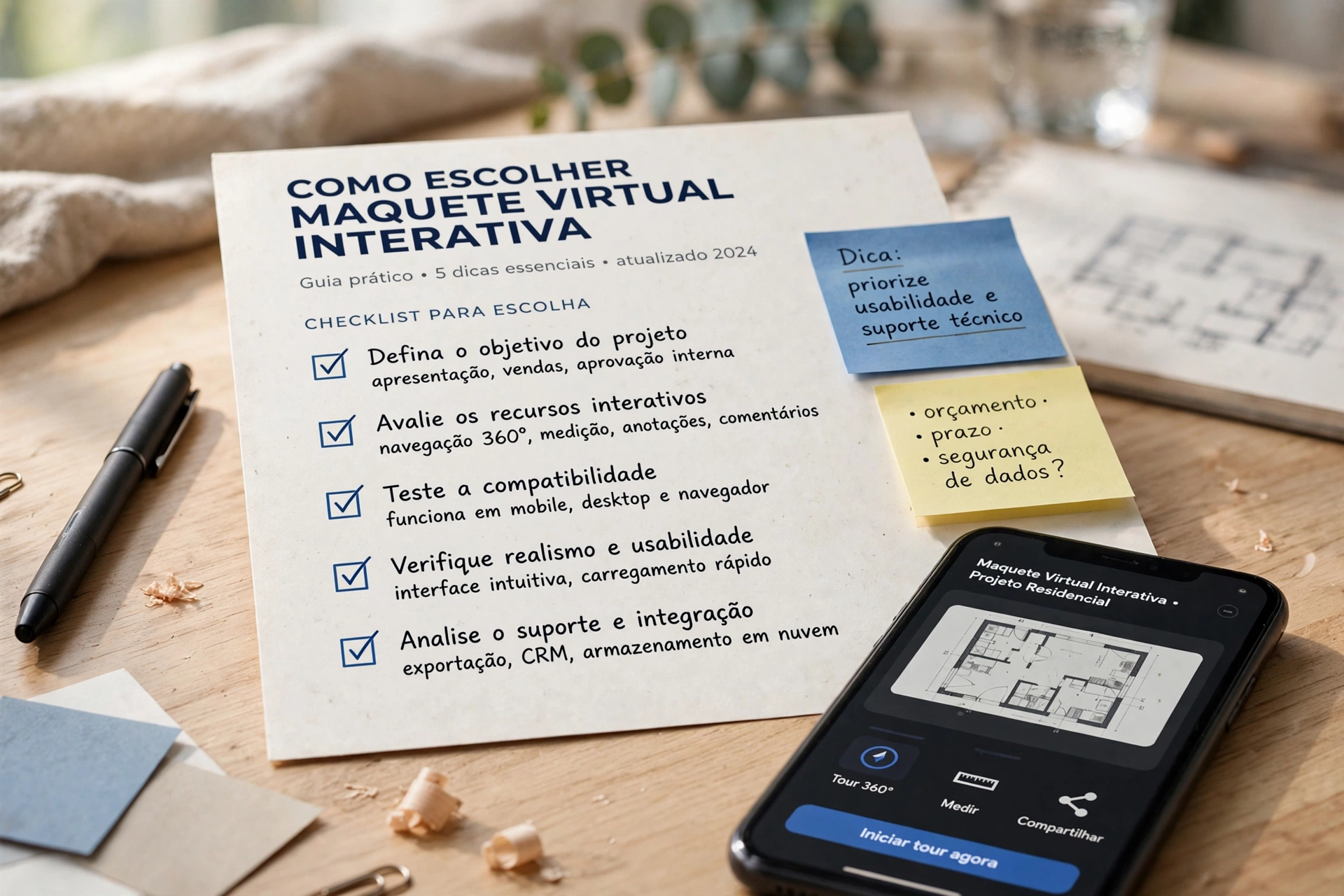 3D architectural model touchscreen display