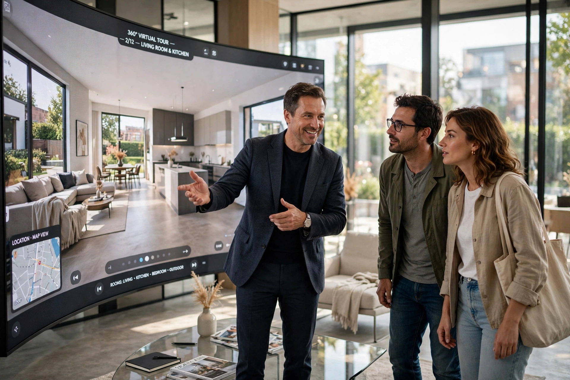 immersive 360 projection room showroom