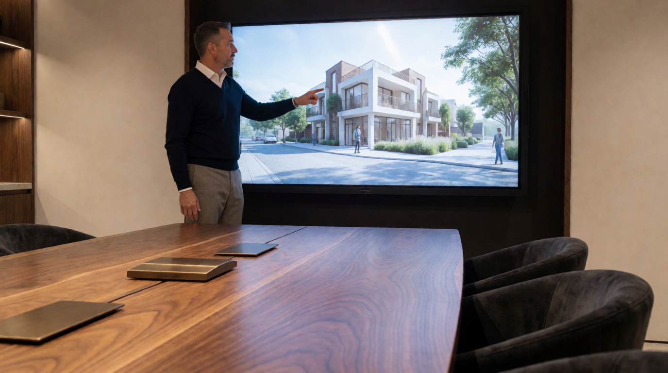 3D rendering architecture photorealistic