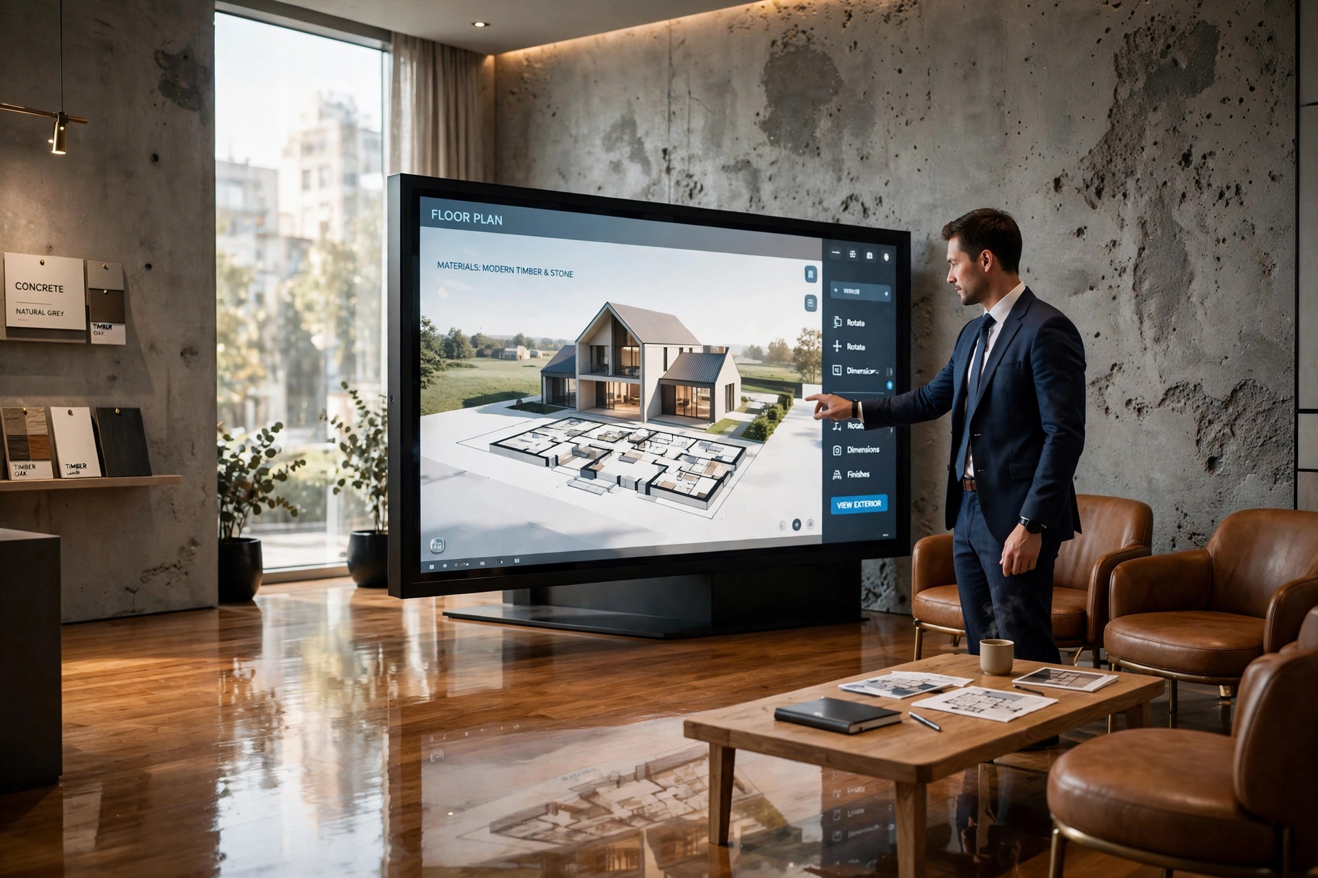 immersive 360 projection room showroom