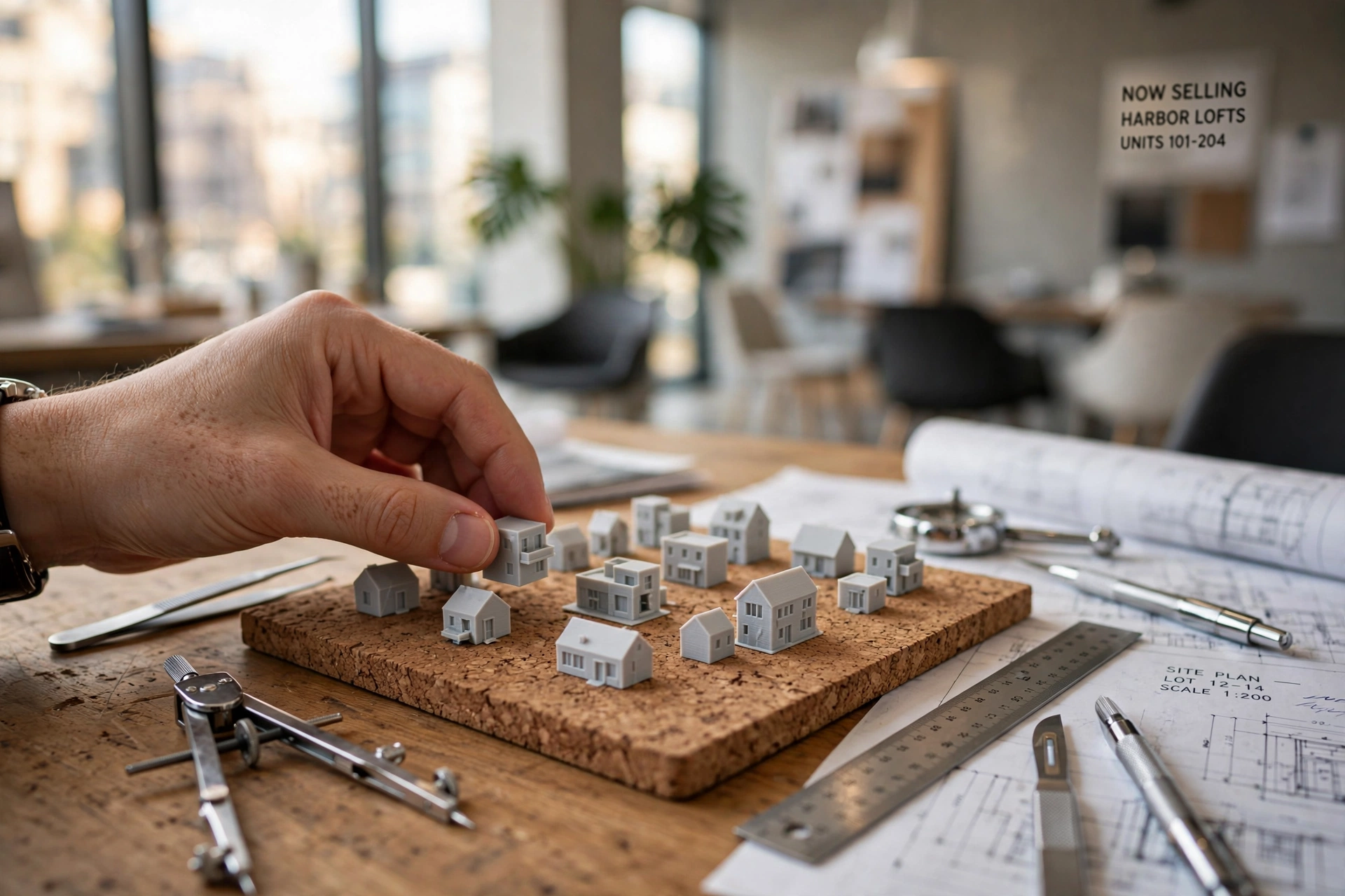 3D architectural model touchscreen display