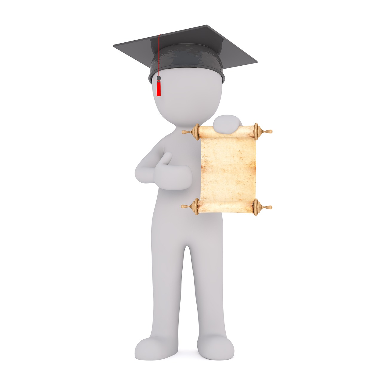 white male, 3d model, isolated, 3d, model, whole body, white, doctor, doktortitel, graduate, doctoral hat, master, scroll, graduate, graduate, graduate, master, master, master, master, master, scroll