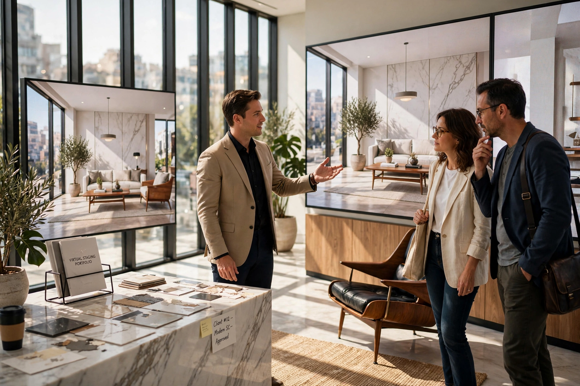 luxury apartment interior design 3D