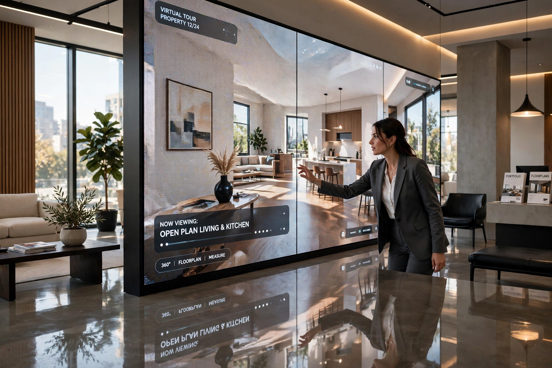 immersive 360 projection room showroom