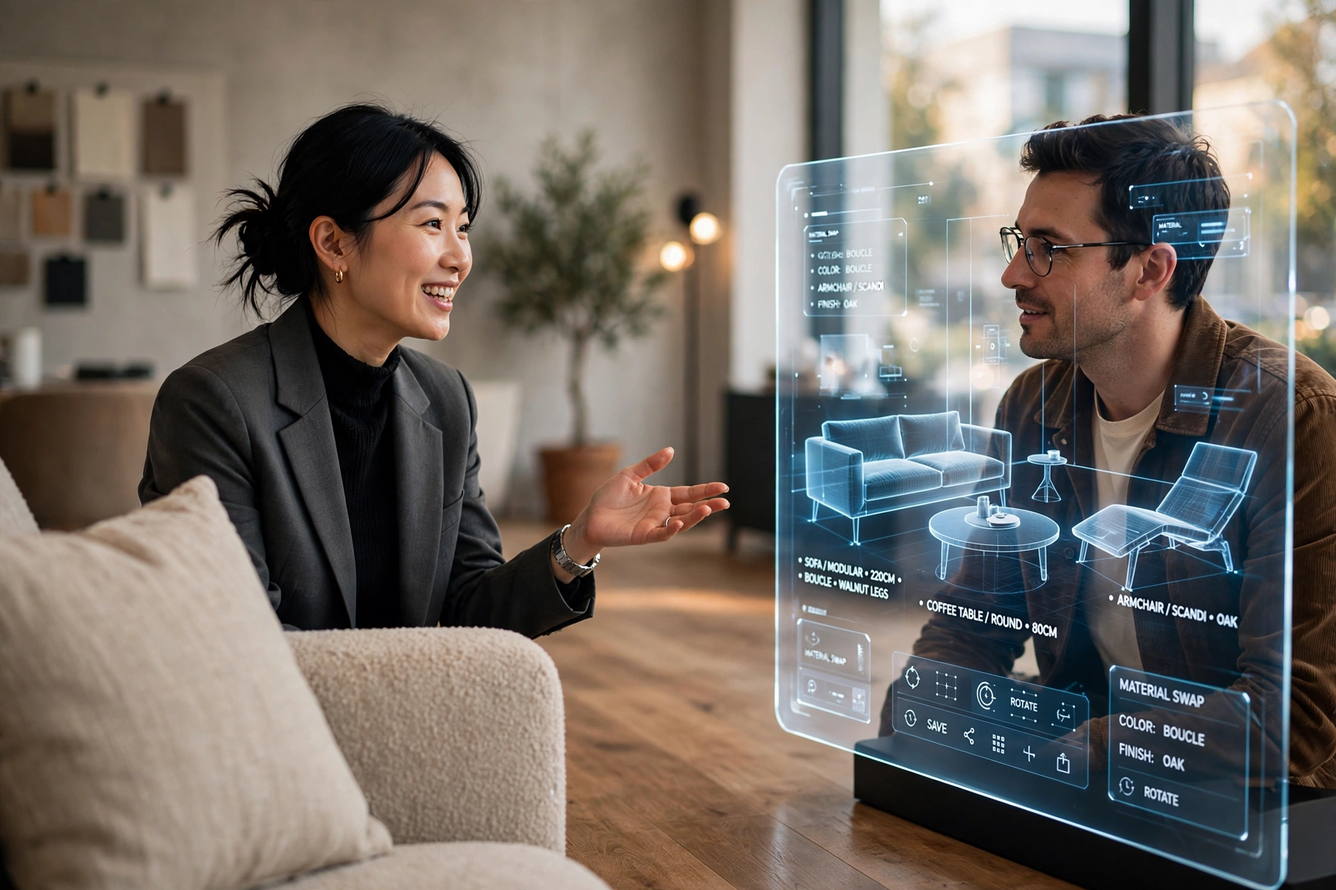 luxury apartment interior design 3D
