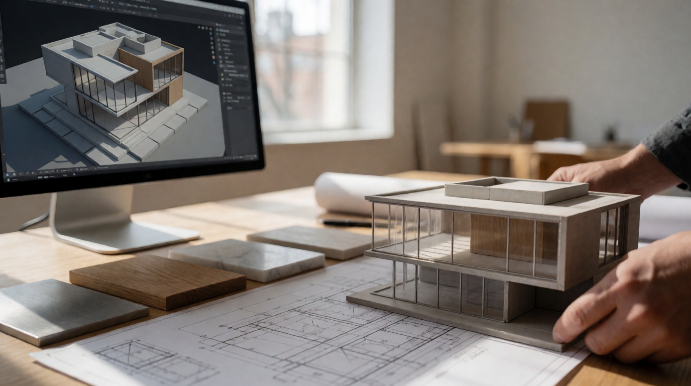 3D rendering architecture photorealistic