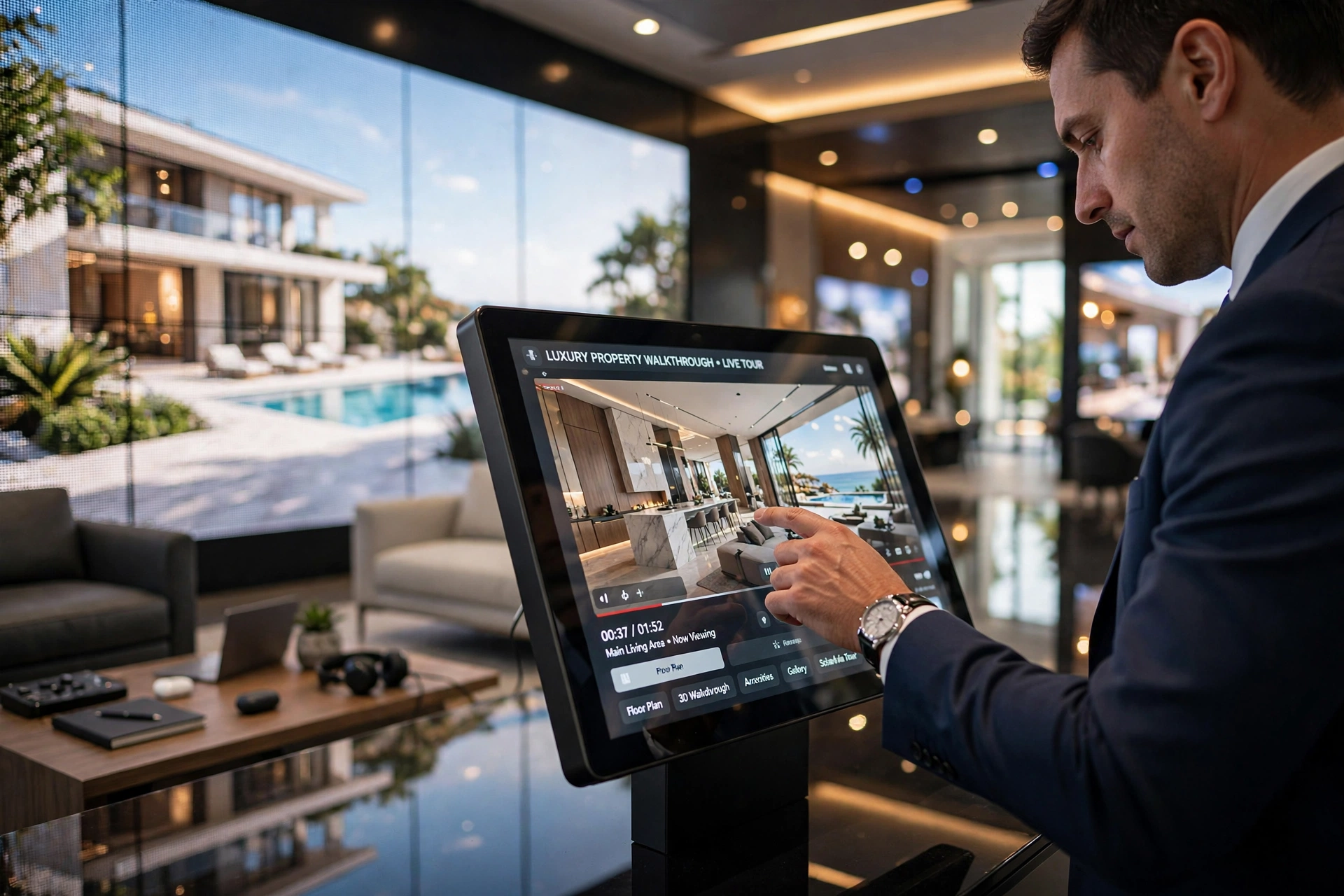immersive 360 projection room showroom