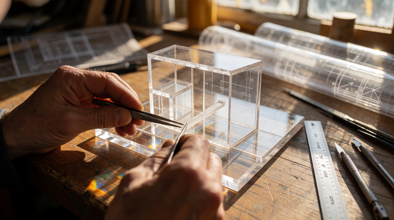 3D architectural model touchscreen display