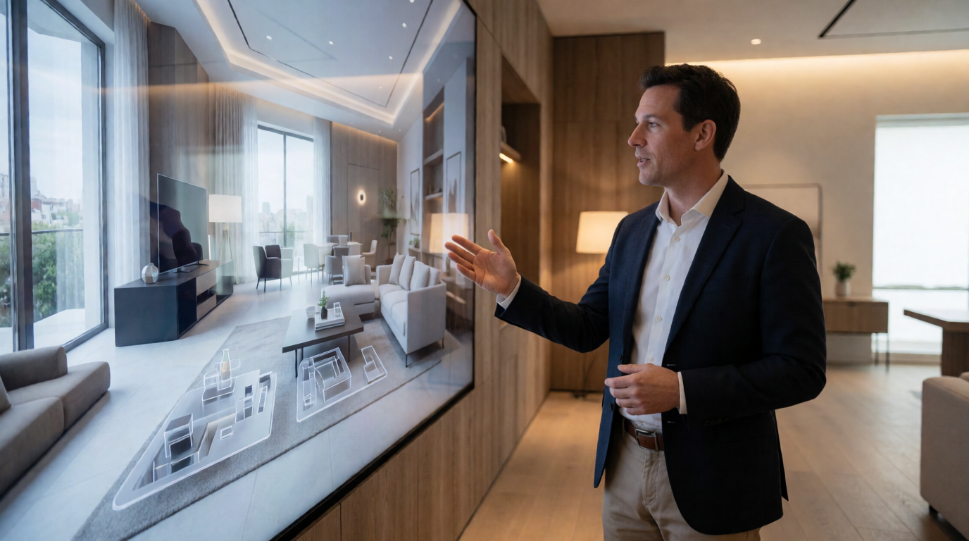 immersive 360 projection room showroom
