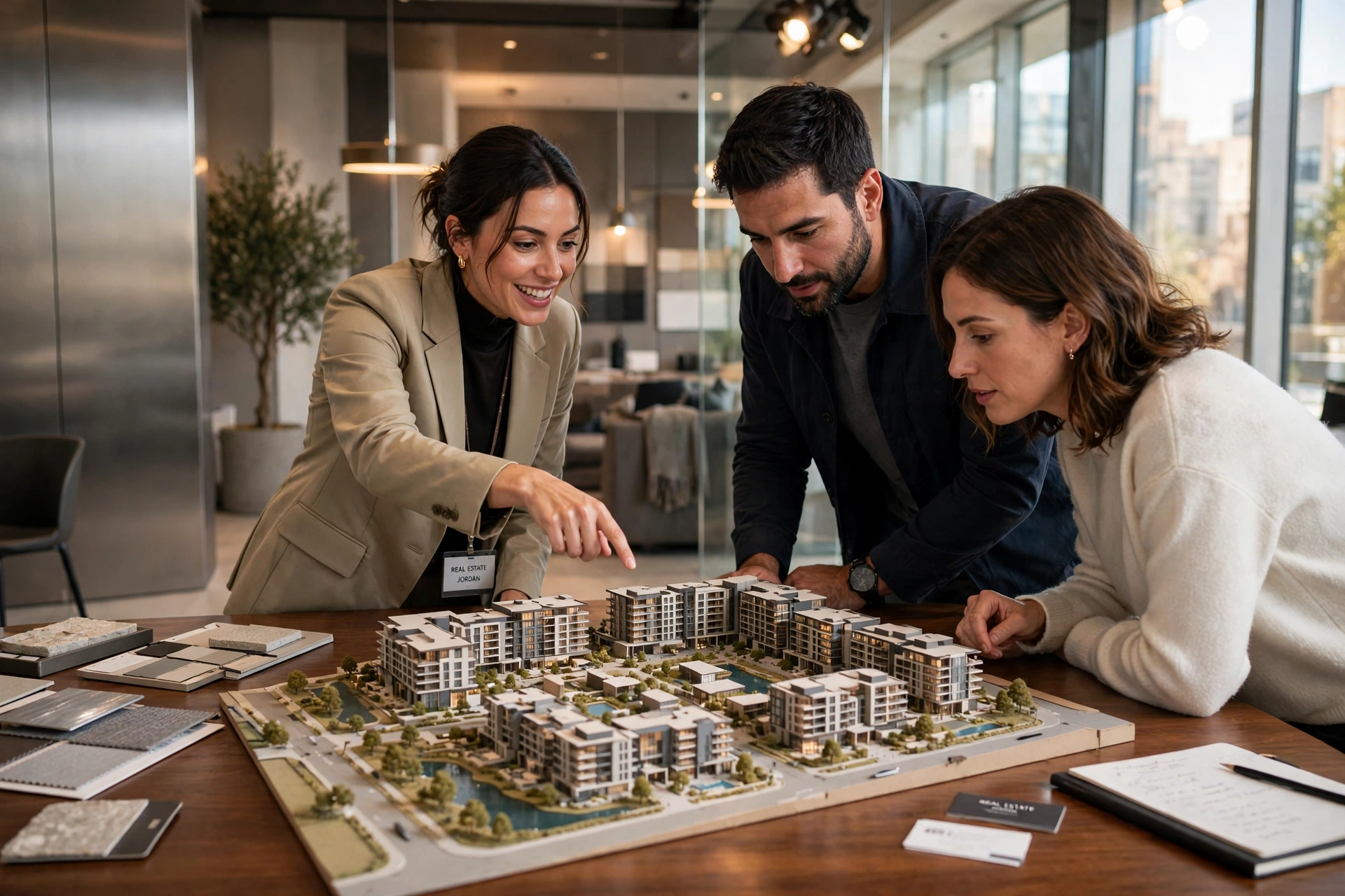 3D architectural model touchscreen display