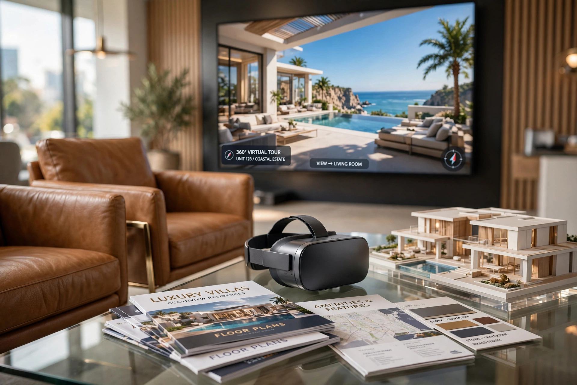 luxury apartment interior design 3D