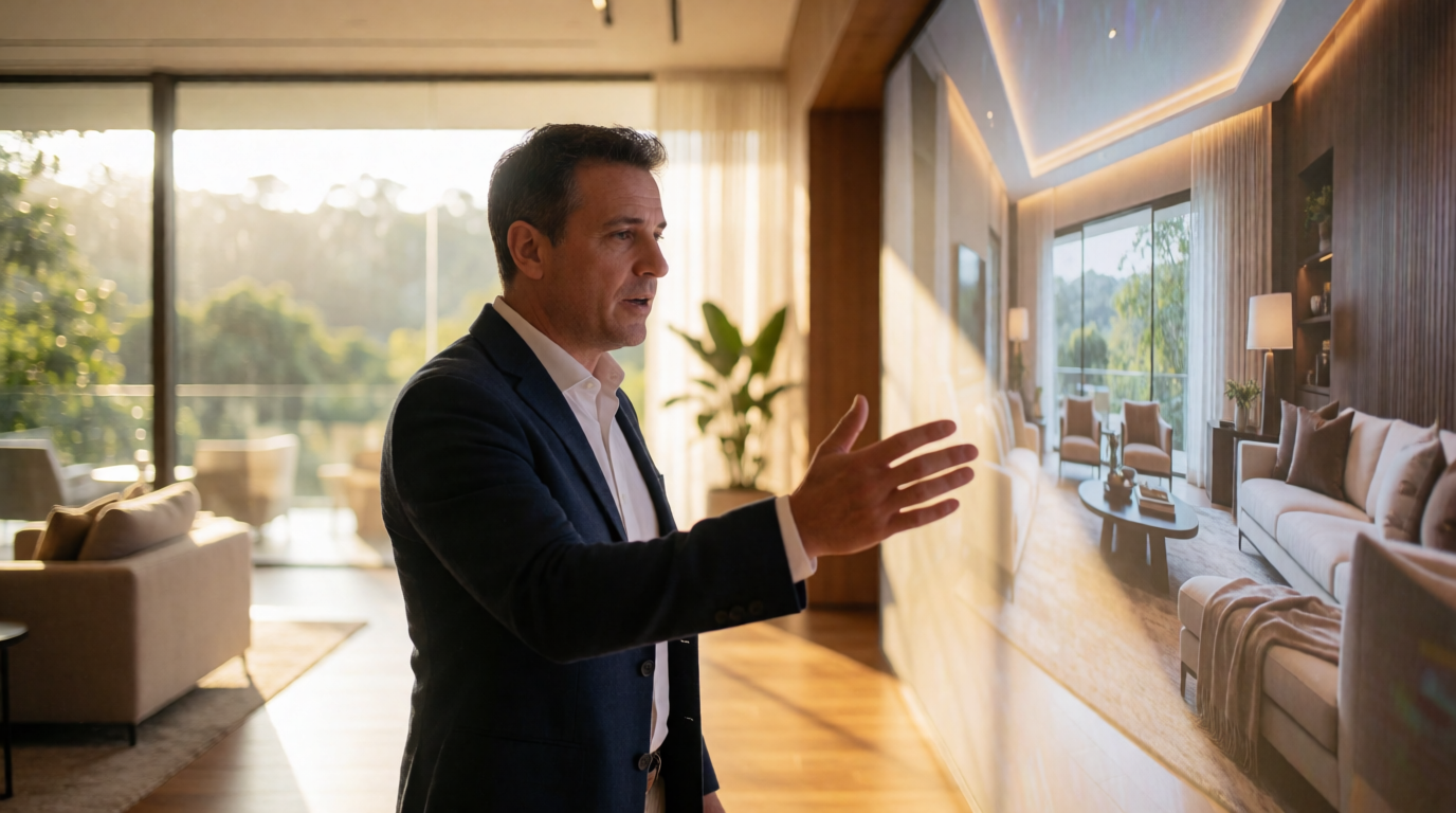 immersive 360 projection room showroom