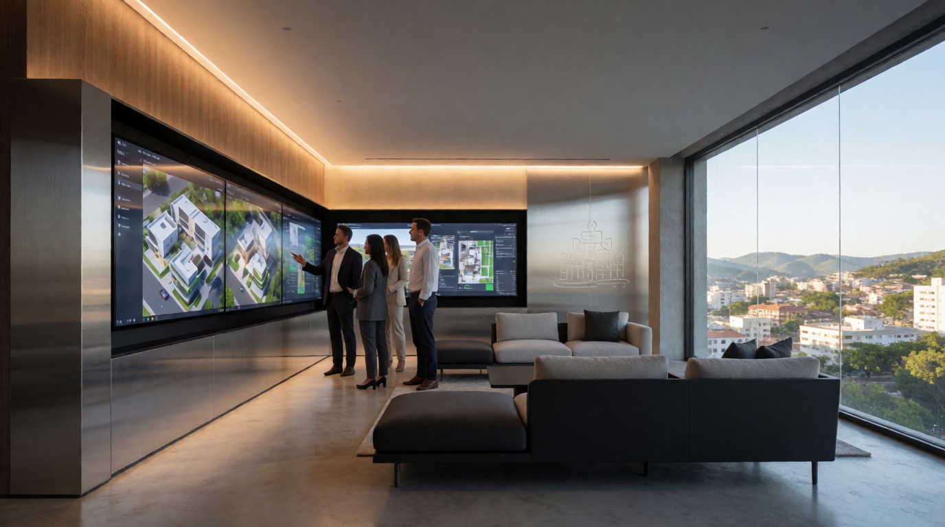 immersive 360 projection room showroom