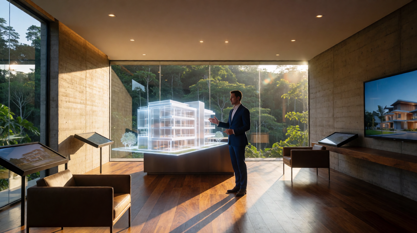 immersive 360 projection room showroom