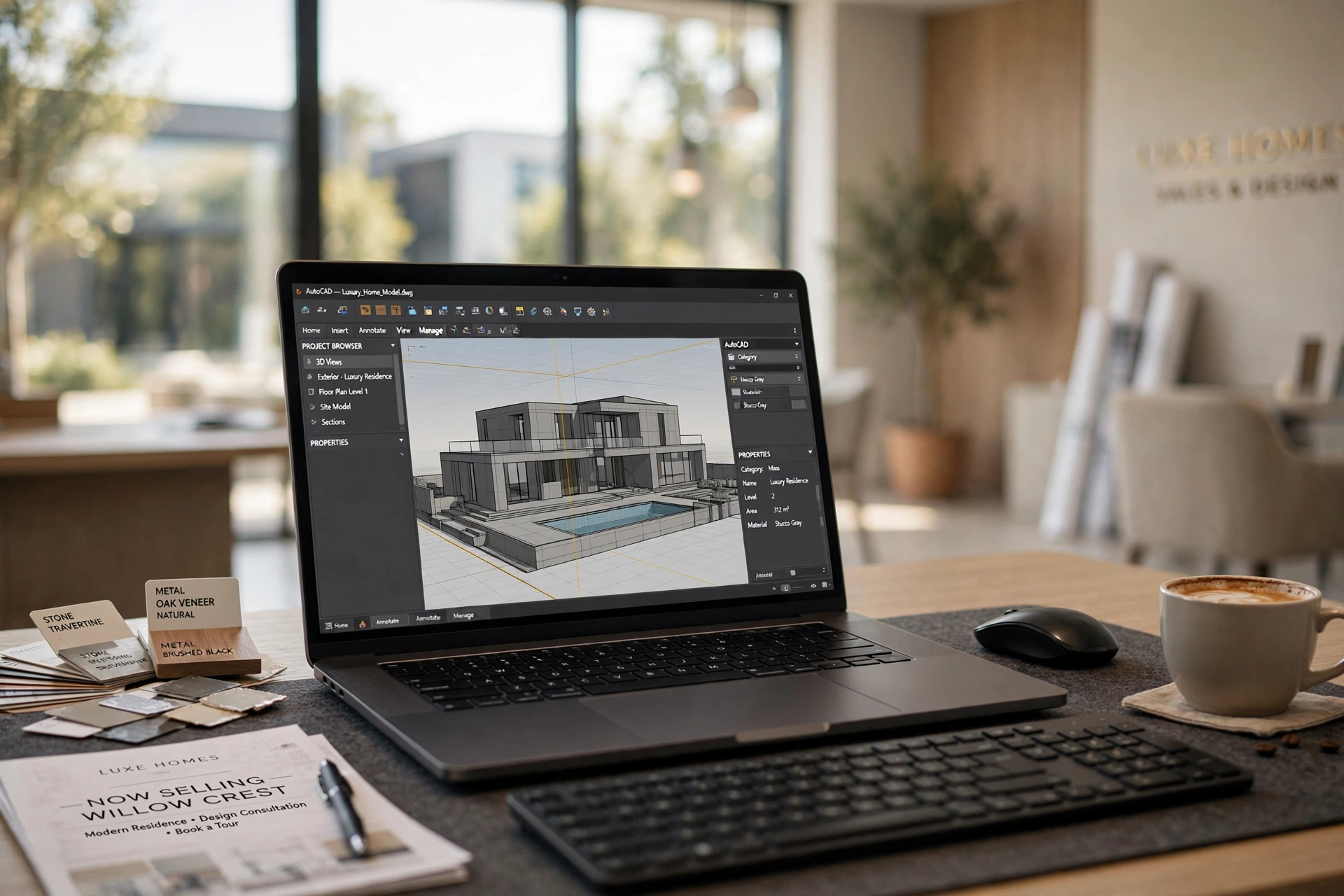Processo de modelagem 3D de alta fidelidade para projetos imobiliários