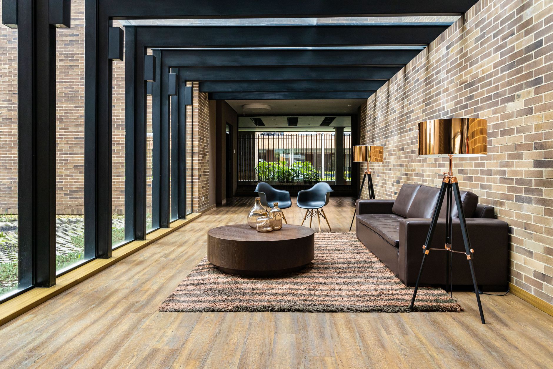 Sala Modular Skyline em estande de vendas imobiliárias