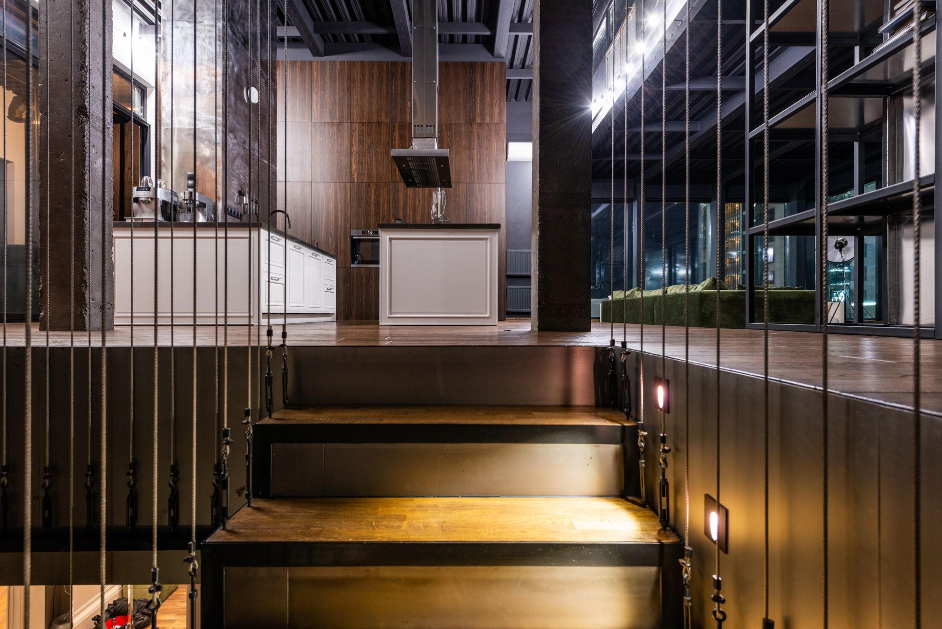 Sala Modular Skyline em operação num estande de vendas