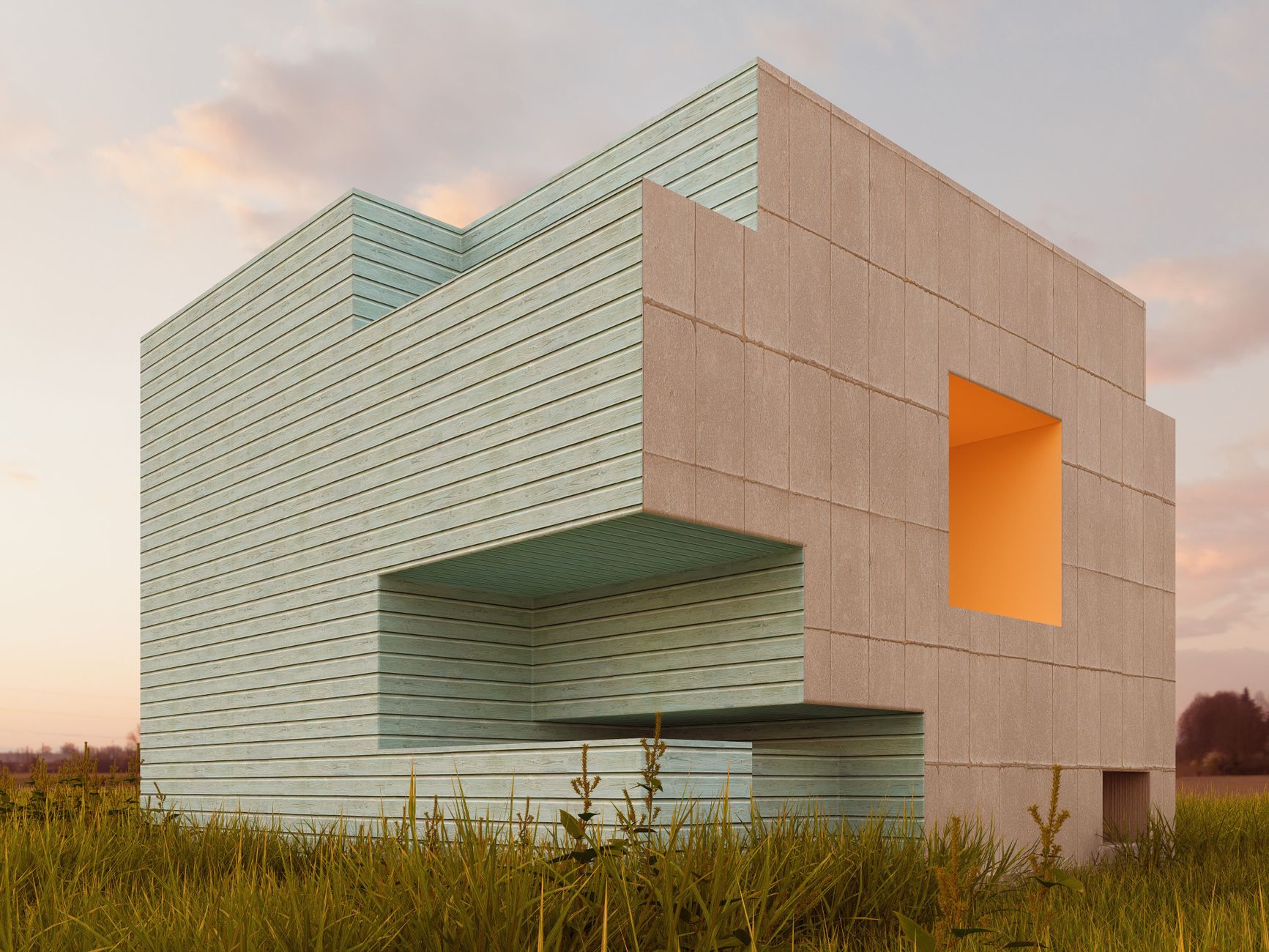 Maquete virtual 3D em tela interativa