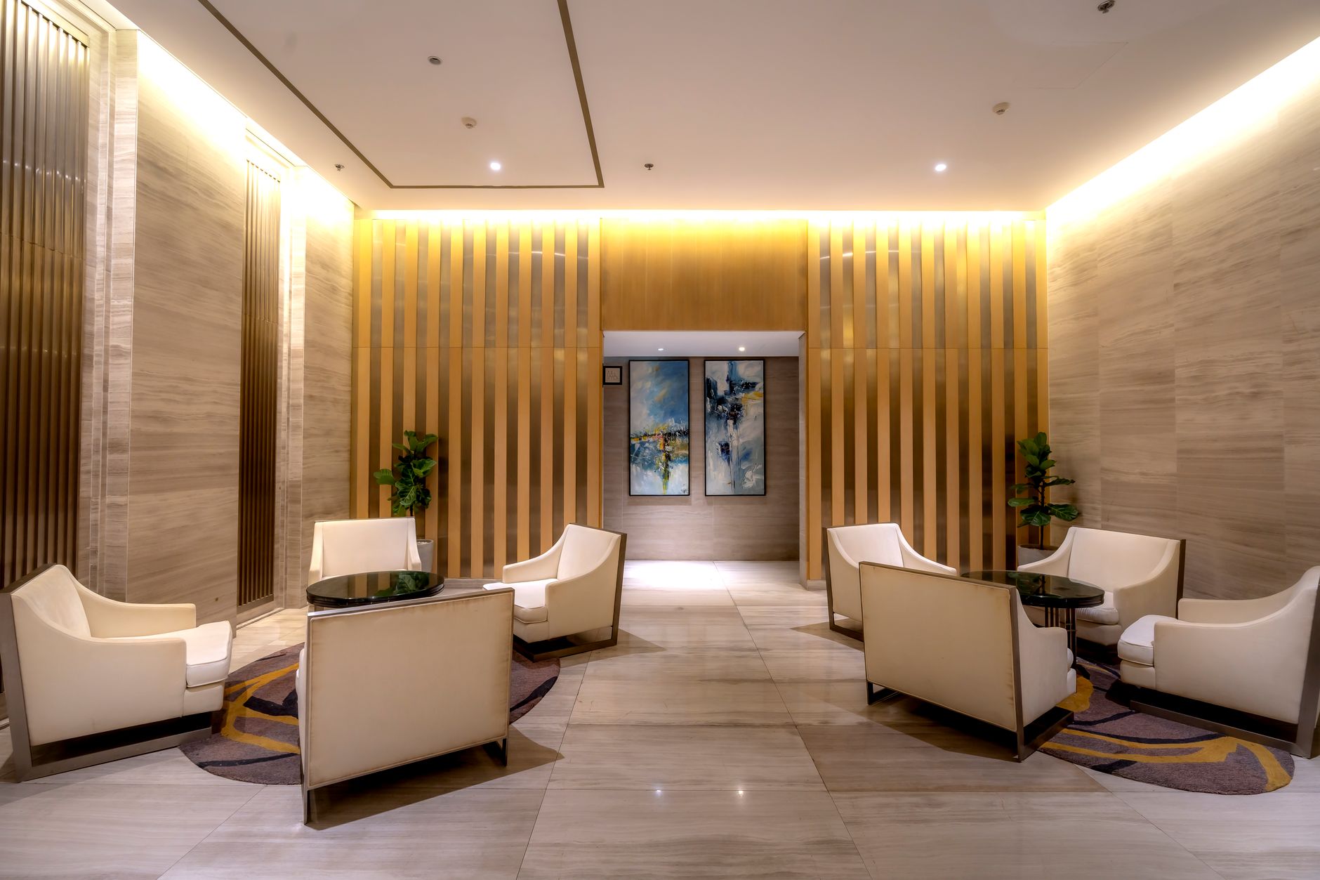 Sala imersiva moderna para apresentação de empreendimentos de luxo